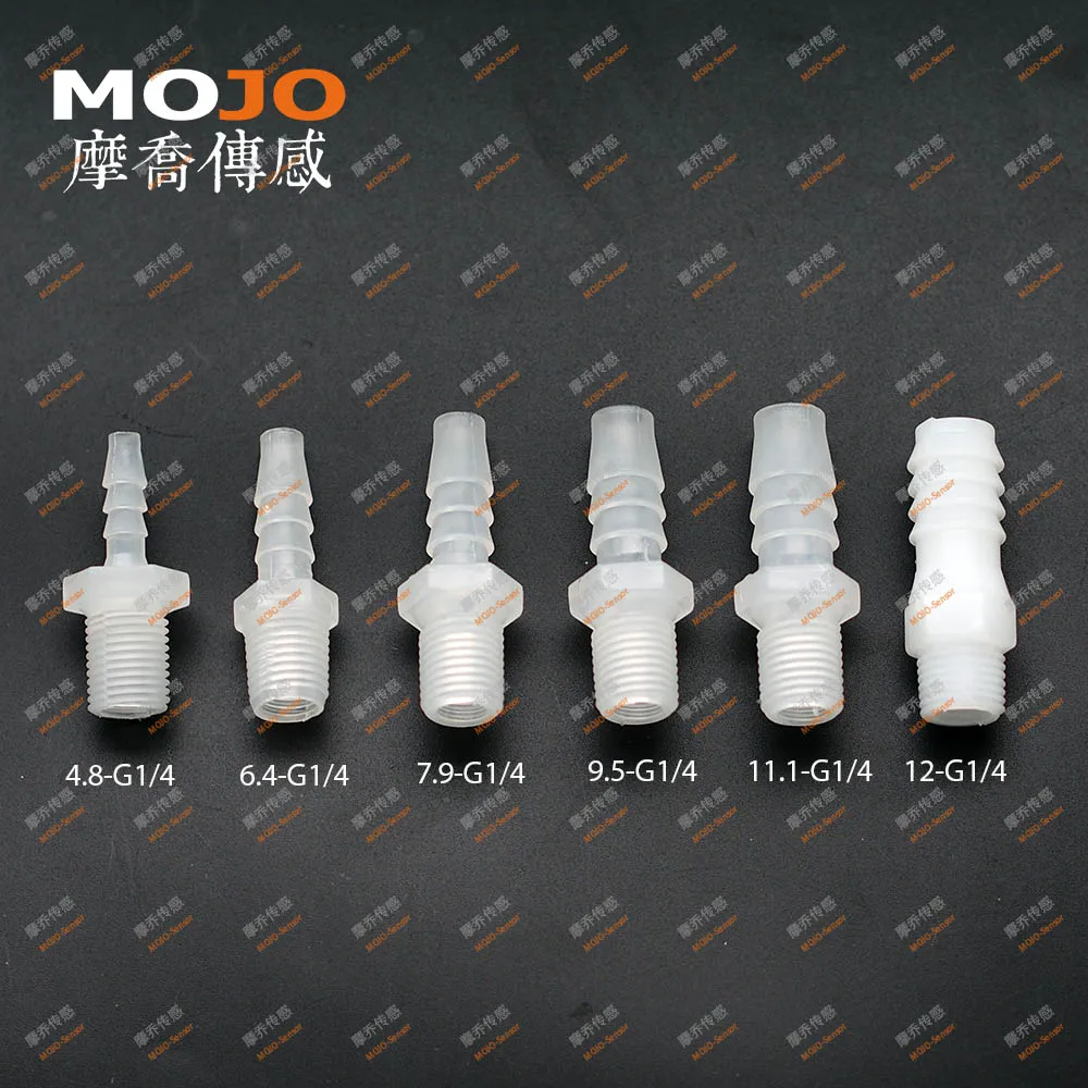 

2020 Free shipping!!(100pcs/Lots) MJ-7.9-G1/4 straight-through joint 7.9mm to G1/4" male thread connector pipe fitting