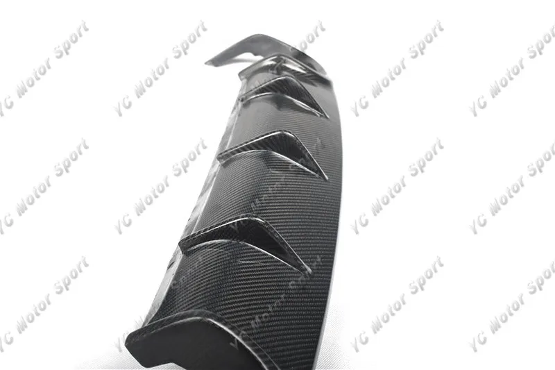 2016-2018 Porsche 911 991.2 Carrera &S YC Design Style Rear Bumper Diffuser For Twin or Quad Exhaust Pipe CF (6)_