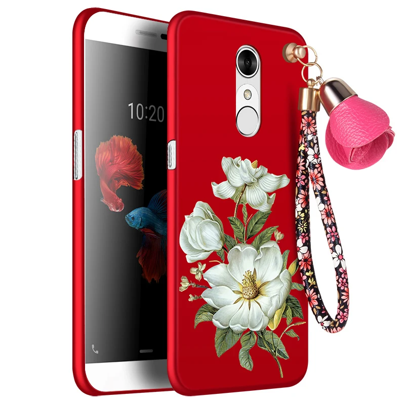 Силиконовый чехол для ZTE Blade A910 роскошный защитный blade BA910 из ТПУ с 3D цветами 5
