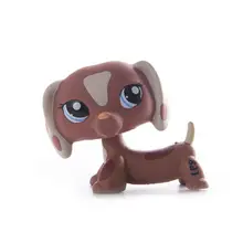 LPS pet shop cute short-haired dog toy Great Dane Collie action station figure toy role-playing doll model children's toys gifts