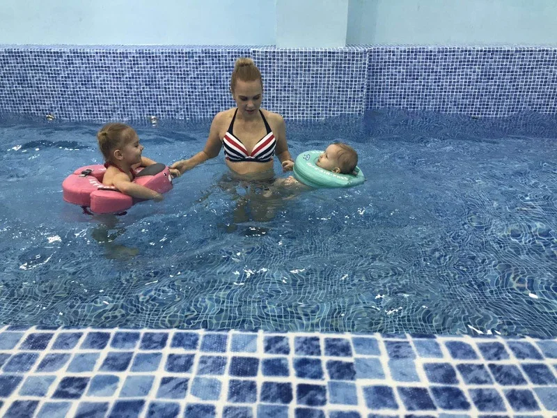 kids swimming sleeves Solid liner No Need Inflatable for accessories Baby Swimming armbands (20)