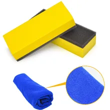 Жидкое покрытие автомобиля супер стекло покрытие автомобиля Губка Для Полировки Полотенце щетка для покрытия воском Drpshipping Jun0518