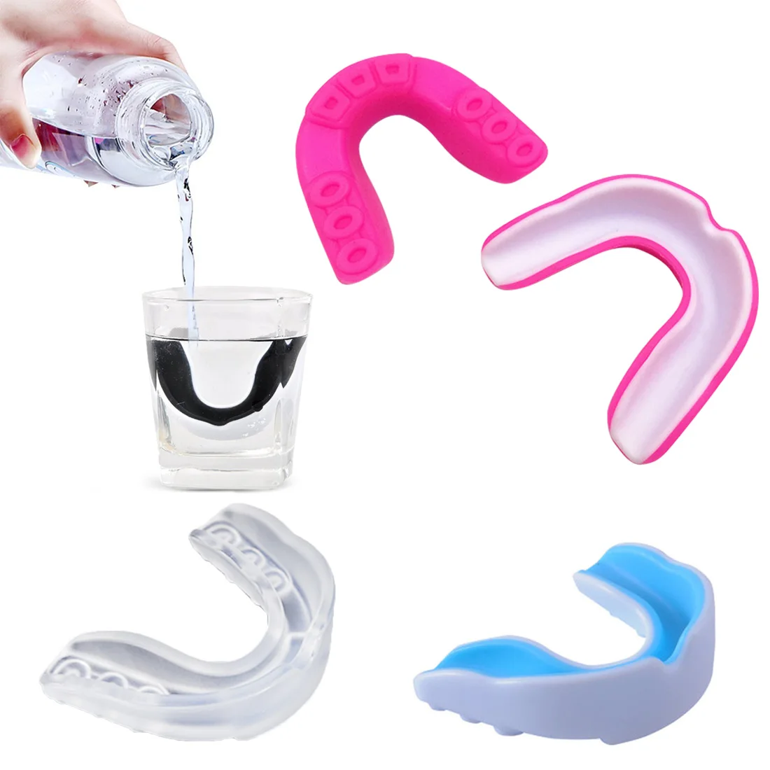 Pro EVA Mouth Guard Oral Teeth Protect Boxing Braces Mouth Tooth Guard