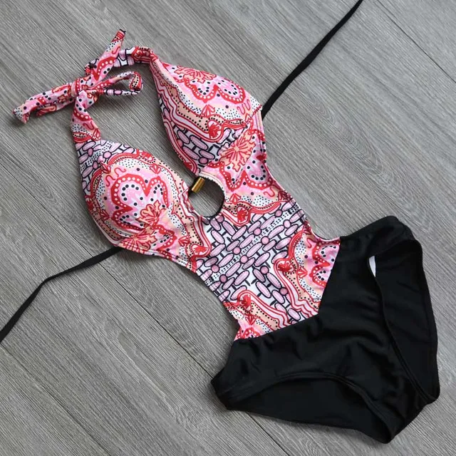 One Piece Swimsuit Trikini Swimwear Women Sexy Swimming Suit for Women