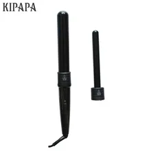 KIPAPA 2 в 1 инструменты для завивки волос от 3/4 до 1 1/4 дюймов спиральная Керамическая щипцы для завивки инструмент для завивки волос турмалин керамическая плойка