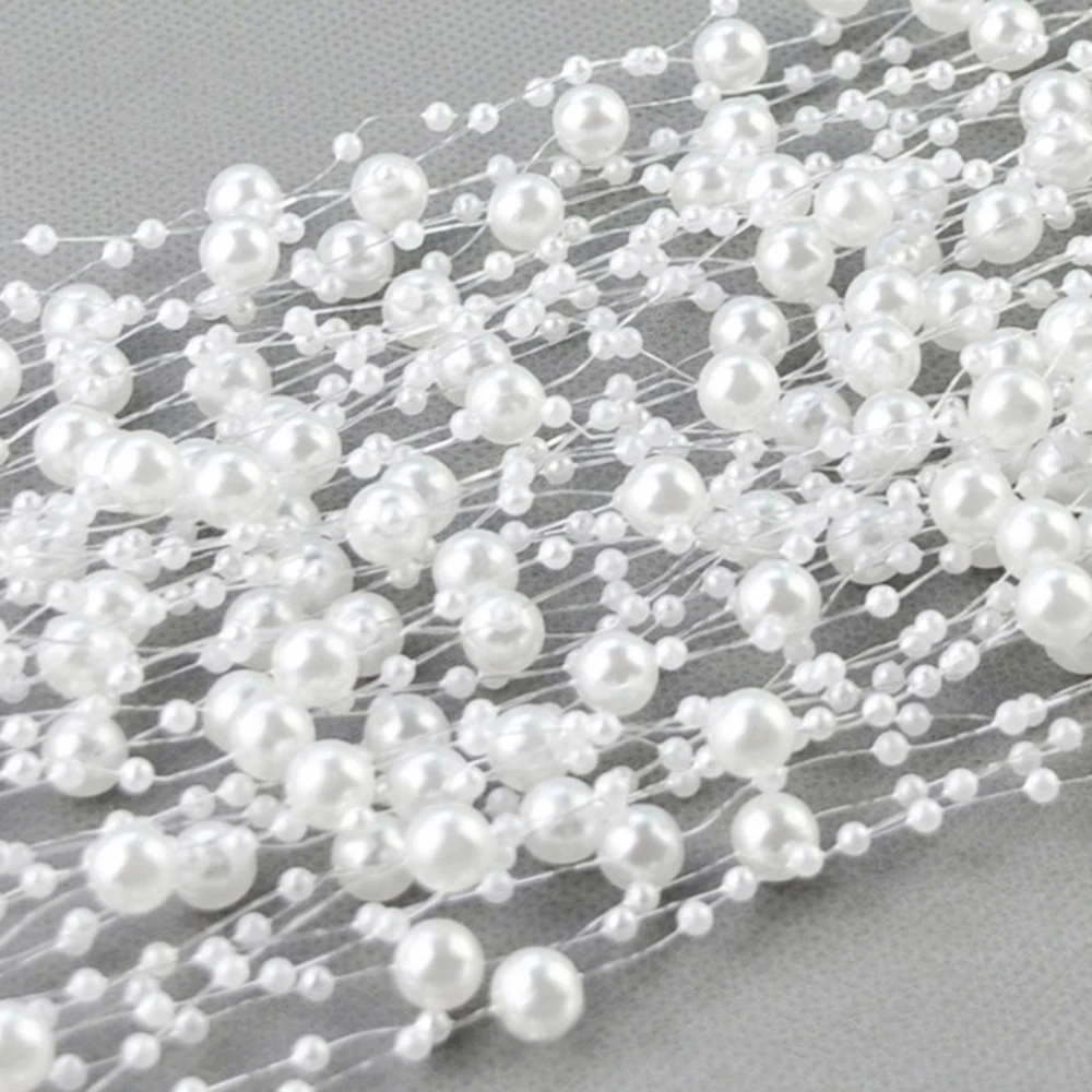 5m Wedding Star Pearls Beads String Hair Ornaments Jewelry Holding