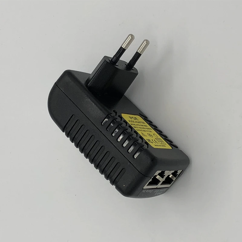

1pcs CCTV Security 24V 1A 24 Watt POE Wall Plug POE Ejector Ethernet IP Camera IP Camera Phone PoE Power EU US Plug