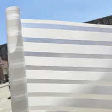 Матовая непрозрачная полоса пленка на окно стеклянная наклейка витражная конфиденциальность декоративная PVF пленка самоклеющаяся пленка офисная спальня домашний декор