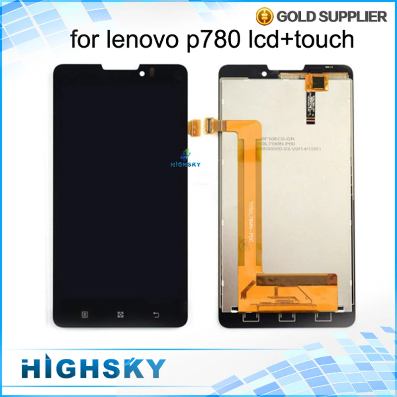 

Tested For Lenovo P780 LCD Display With Touch Screen Digitizer Assembly AAA Quality 5 inch 1 Piece Free Shipping