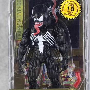 

2styles 17cm Spider Man Action Figure Venom Spride Collection Model Toys Play Arts Kai Figure Amazing Spiderman Play Arts Venom
