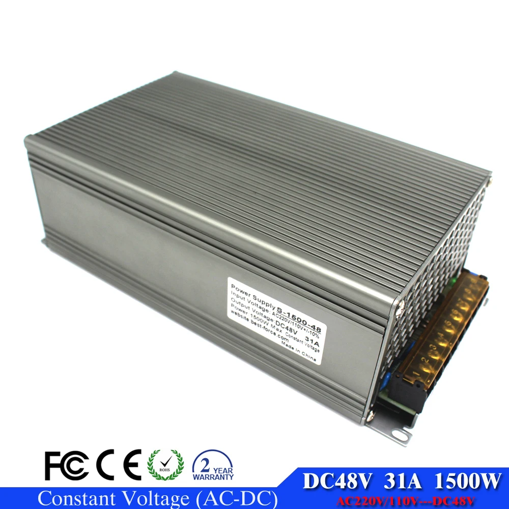 Best quality 48V USP 31A 1500W Switching Power Supply Driver AC 110