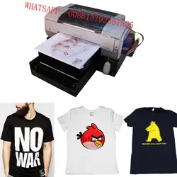 Индивидуальный конкурентоспособная цена с одобрением CE черный принтер для футболок принтер для печати на футболках