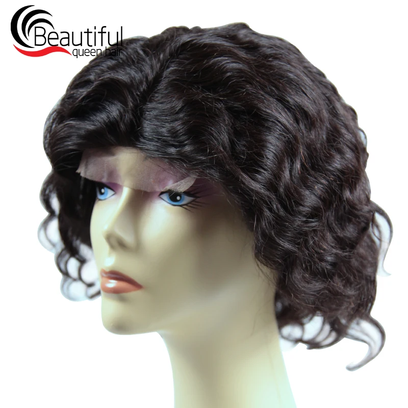 Красивые королевские бразильские человеческие волосы 4*4 объемные волнистые волосы на шнуровке парик натуральный цвет швейцарские кружева натуральные неокрашенные волосы 10-24