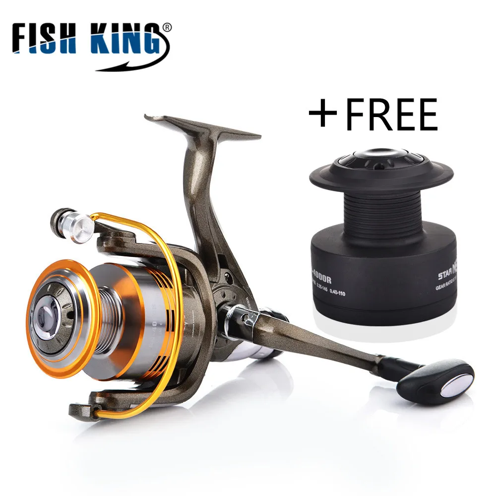 FISH KING 10+ 1 BB 5,1: 1 спиннинговые Катушки рыболовное судно металлическое рыболовное колесо леска чашка для рыбалки