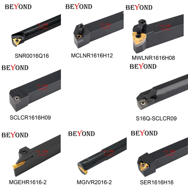 16mm 8pcs Lathe cutting tool set, the most useful cutter set, 8pcs