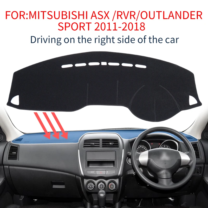 Противоскользящий коврик для приборной панели Mitsubishi ASX 2011 ~ 2020 RVR защиты от солнца