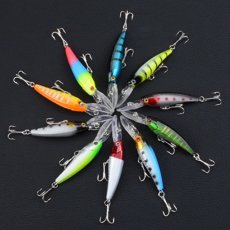 

Outdoor Sports Fishing Accessories 3d Bionic Eye Fishing Tackle 10-color Suit Bionic Bait Minnow Fake Bait 9cm/8.3g Lure
