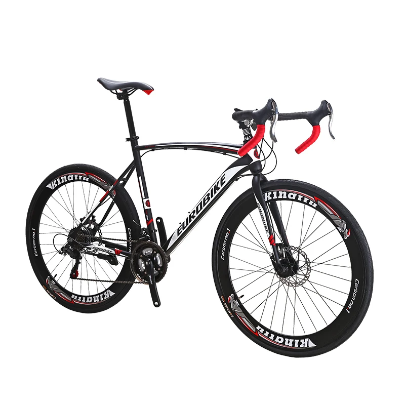 Top Discounted EUROBIKE 21 Speed 700C Road Bicycle Dual Disc Brake Road Bike Frame size 54cm Road Bicycle 2020 1