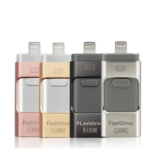 Флеш накопитель USB 3 0 для iPhone X/8/7/7 Plus/6/6s/5/SE/ipad OTG флеш HD карта памяти 8 ГБ 16 32 64 Гб 128
