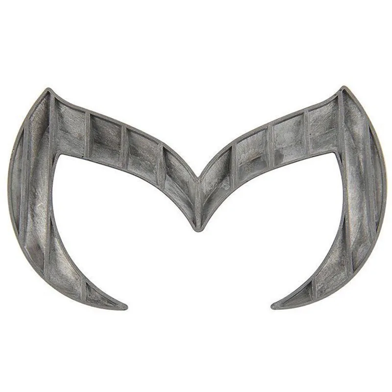 JX-LCLYL 3D Metal Bat Batman M Car Front Rear Emblem Badge Sticker Decal for Mazda 3 5 6