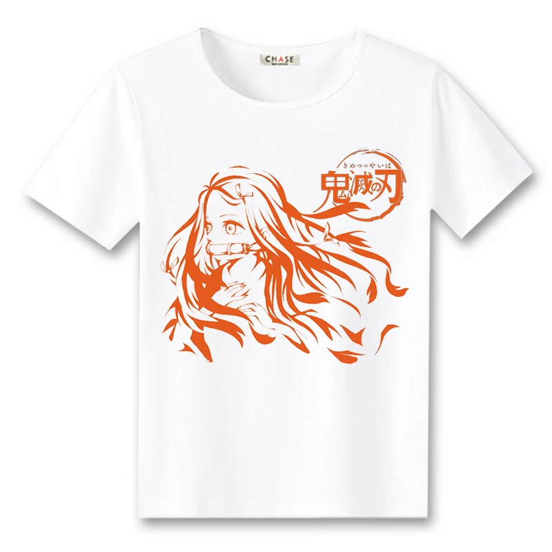 Cosroad Demon Slayer: Kimetsu No Yaiba; футболка для косплея; Kamado Tanjirou Nezuko; костюмы для мужчин и женщин; футболки для взрослых и детей