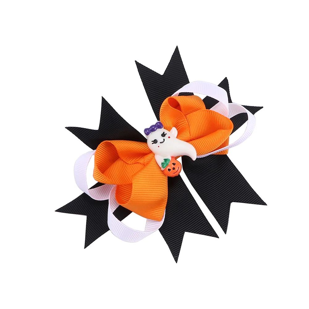 

Cute Girl Children Headwear Elastic Cloth Bat Bow Hair Clip Novelty Hair Accessories Hair Halloween Festival Decoration Gift