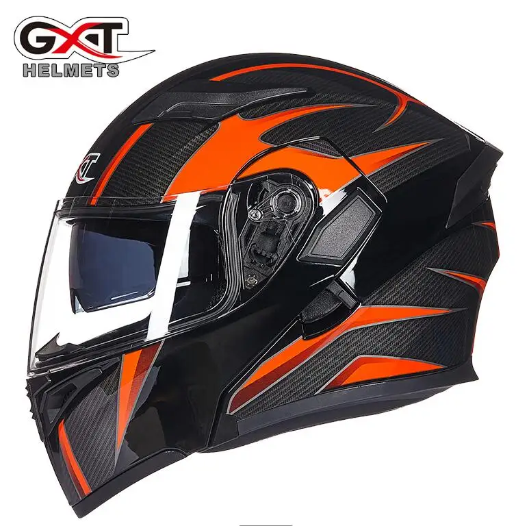 GXT мотоциклетный шлем для мужчин и женщин шлем и двойной объектив шлем - Цвет: 1