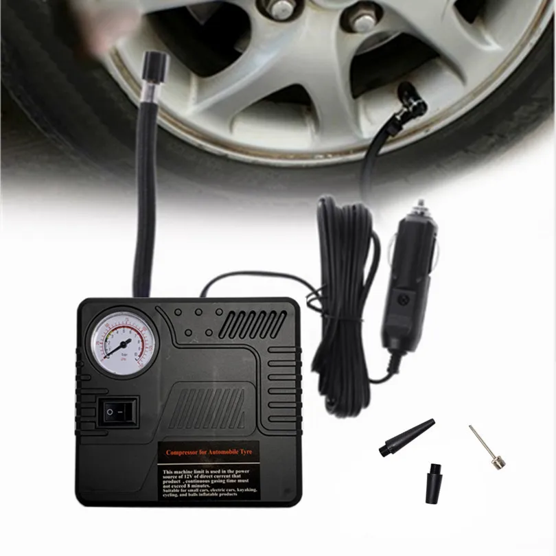 

12V Auto Tyre tire Inflatable Pump Mini Emergency High Pressure Tire Inflator Air Compressor Drop Shipping Support