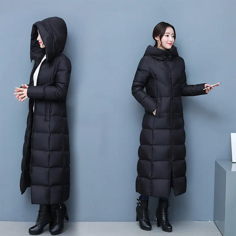 Vrouwen Donsjack X-Lange Zwarte Parka Hooded Winterjas Witte Eend Donsjack Maxi Womens Jassen moncler Femme C3839 Vrouwen Donsjack X-Lange Zwarte Parka Hooded Winterjas Witte Eend Donsjack Maxi Womens Jassen moncler Femme C3839