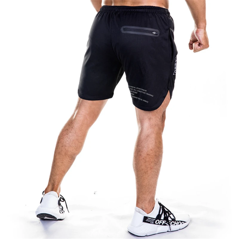 Новое поступление летние модные мужские s Фитнес Бодибилдинг дышащие быстросохнущие Короткие тренажерные залы мужские повседневные шорты для бега