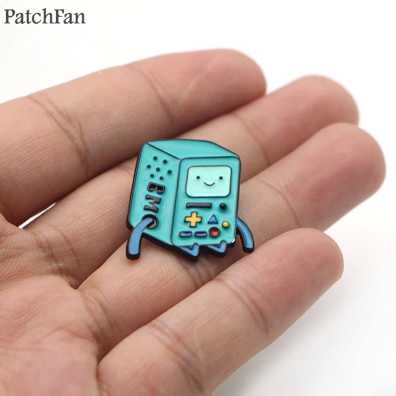 A0472 Patchfan Adventure Time модные популярные забавные очаровательные милые Мультяшные булавки для детей, мужчин, женщин, броши, аксессуары для одежды, ювелирные изделия, значки