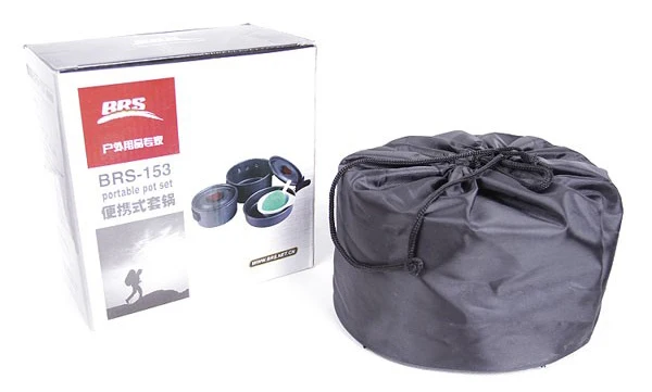 BRS-153 aleación de aluminio al aire libre camping Cookware pot pan tazón 2-3 personas para la caza que acampa traving BRS-153 aleación de aluminio al aire libre camping Cookware pot pan tazón 2-3 personas para la caza que acampa traving