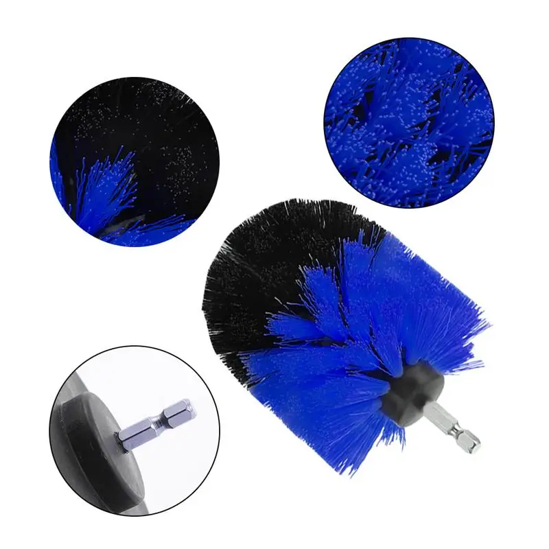 Hot LemonBest 3 Pcs Power Scrubber Brush Set For Bathroom Drill