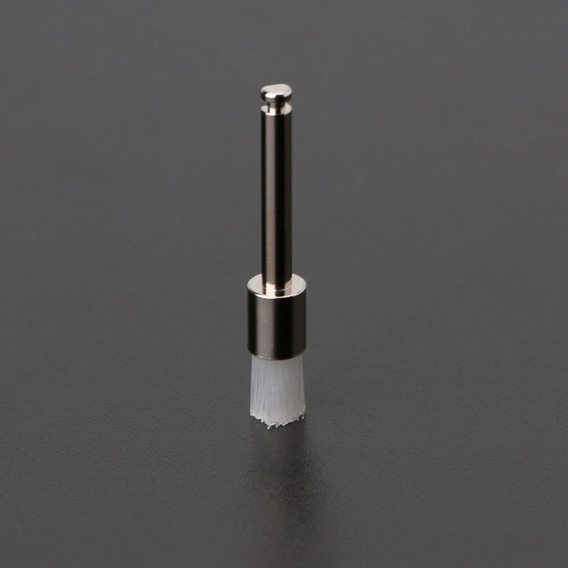 1PC Dental Polishing Polisher Prophy Cup Brush Brushes Nylon Latch Flat