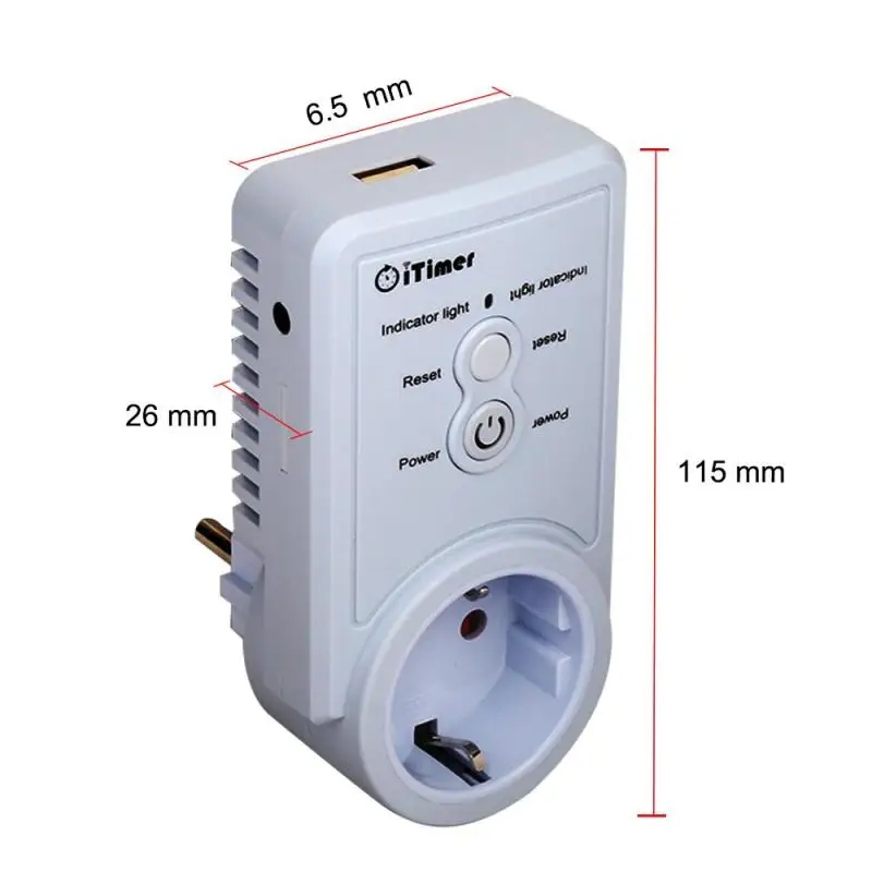 Interruptores e Relés v plugue da ue com Working Voltage : Ac100-240v
