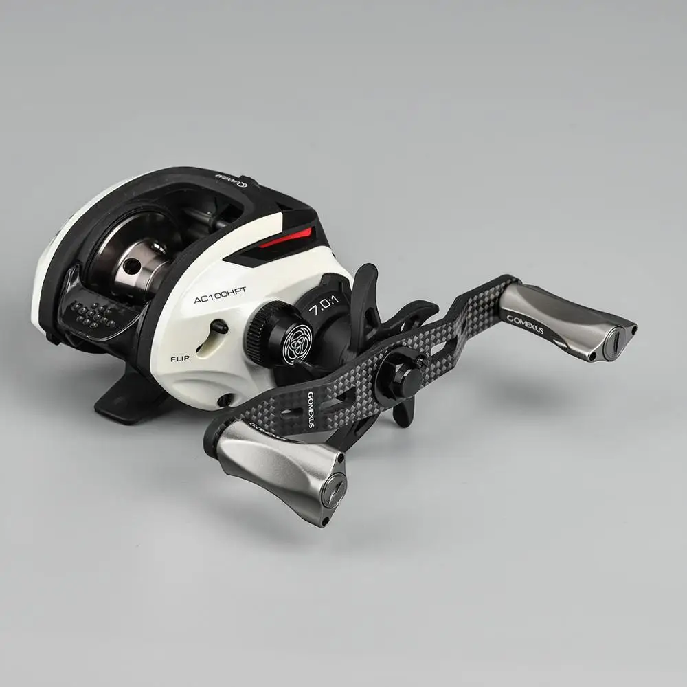 Gomexus 105 мм мощная ручка из углеродного волокна для Shimano Daiwa Abu Garcia lews Quantum baitcasing круглая Катушка как описание