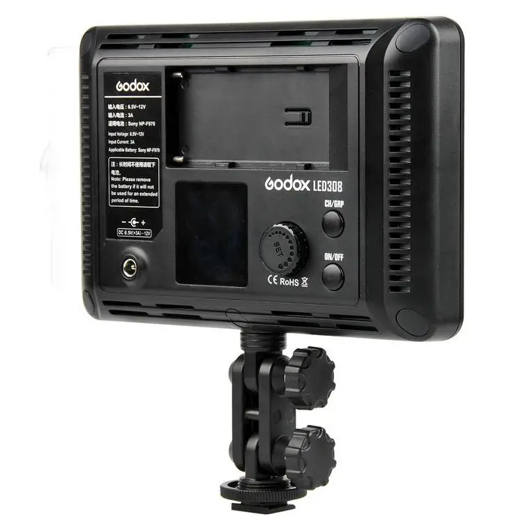 Светодиодный светильник Godox 308C двухцветный 3300K 5600K светодиодный для видеокамеры DV