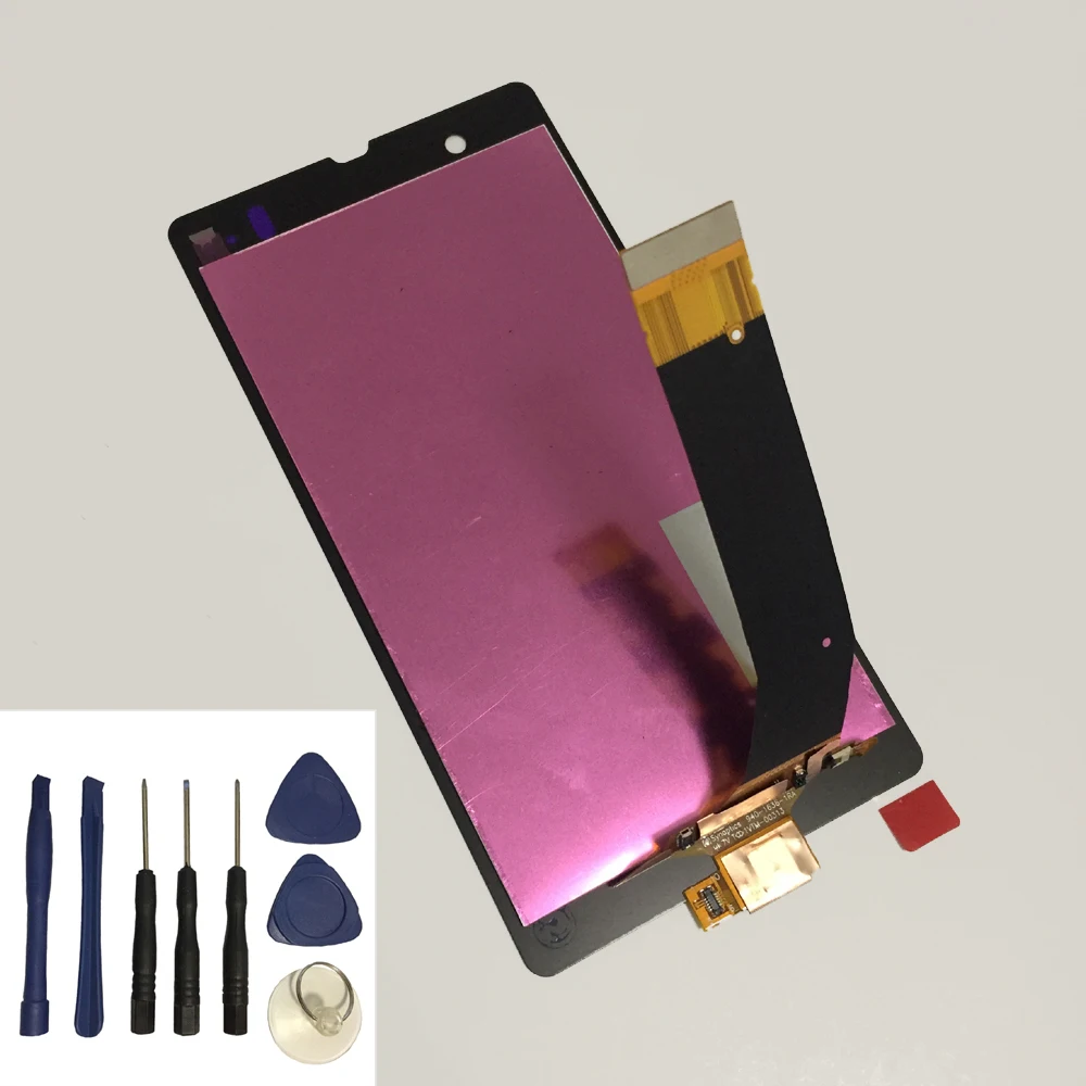 Для Sony Xperia Z L36H L36i C6606 C6603 C6602 C660X C6601 дигитайзер сенсорного экрана + модуль панели ЖК