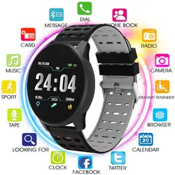 2019 Новый смарт часы спортивные часы Фитнес трекер IP67 Водонепроницаемый Smartwatch Running Велоспорт Альпинизм для IOS Android часы