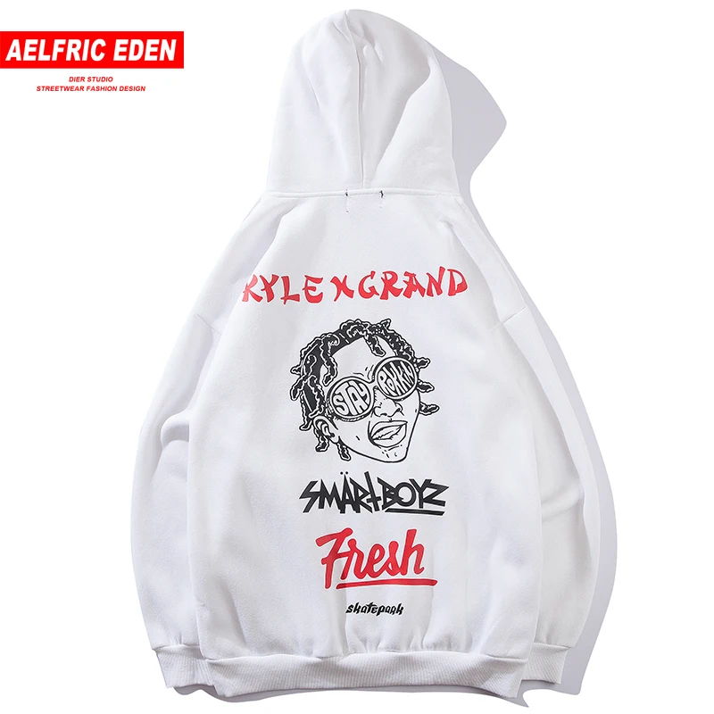 

Aelfric Eden New Smart Boys Print Fleece Hooded Sweatshirt Men 2018 Winter Cotton Pullover Hoodies Harajuku Male Streetwear SP21