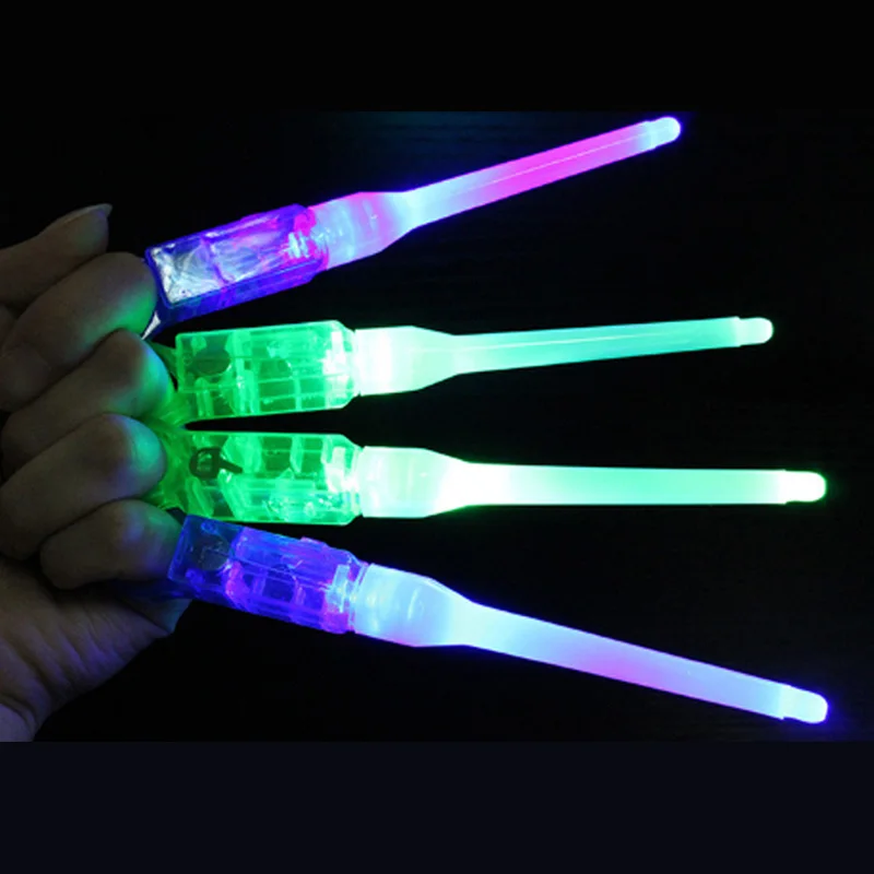 Светодиодные игрушки светящиеся палочки креативные лазерные светящиеся пальчиковые огни Рождественские игрушки Свадебные праздник день