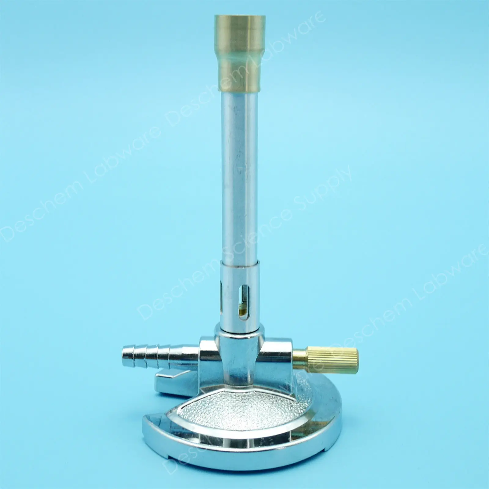 

Deschem Lab Bunsen Burner Adjustable with Threaded Needle Valve