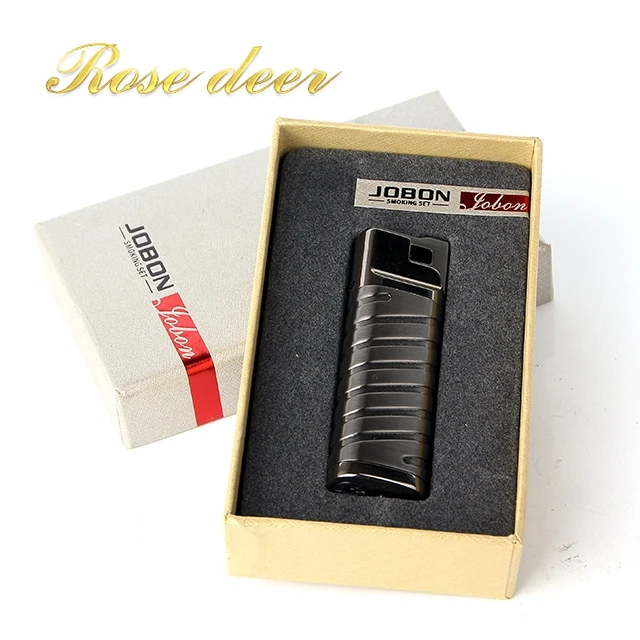 

2019New type Two flam Torch Turbo Lighter Blue Flame Electronic Lighter gas Lighter Butane Mini Cigar Cigarettes Lighters Gift