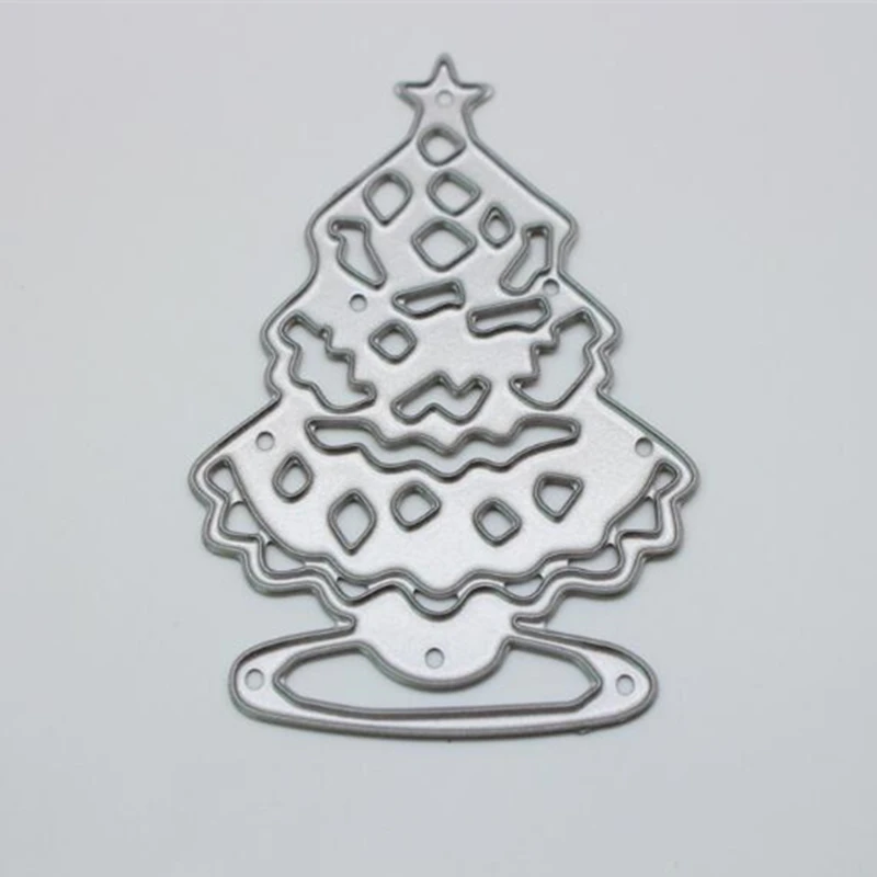 

YLCD611 Christmas Tree Metal Cutting Dies For Scrapbooking Stencils DIY Album Cards Decoration Embossing Folder Die Cutter Tools