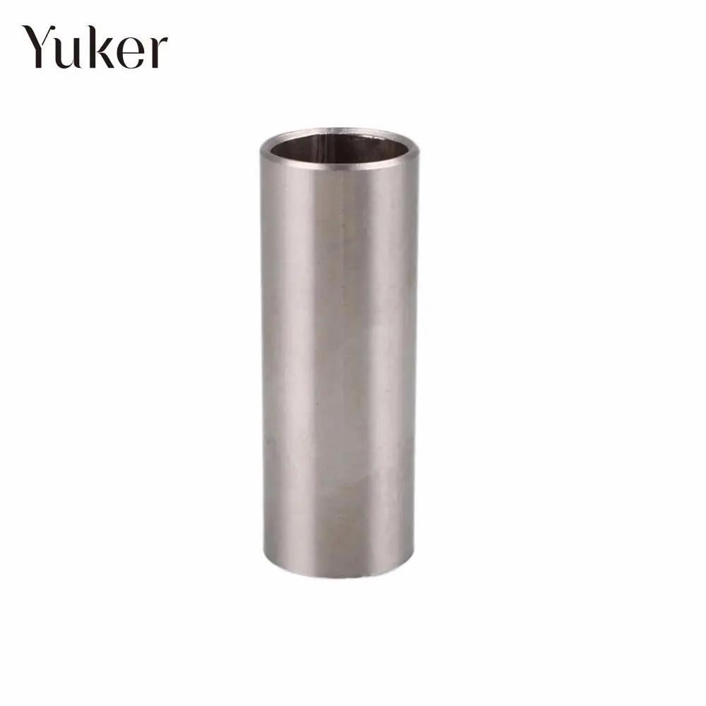 

Comfortable Stainless Steel Guitar Slider Finger String Knuckle String Cylinder Slider Guitarra Length 60mm Silver Diameter 25mm