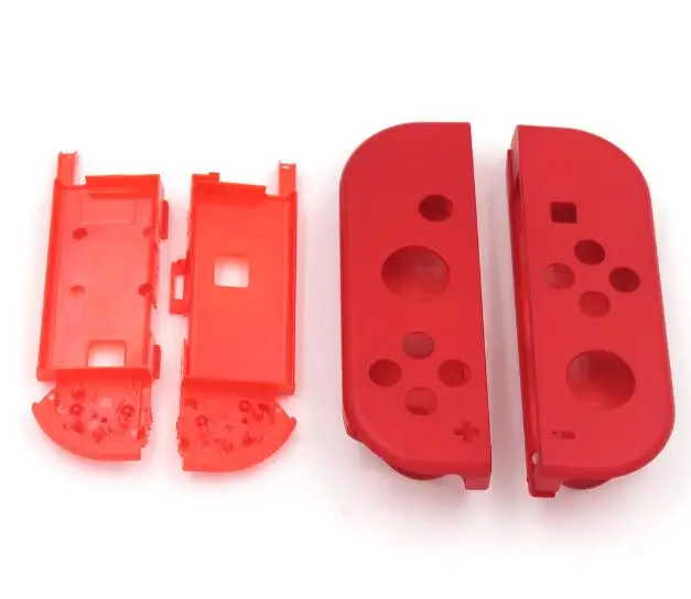Red Корпус на замену чехол Крышка для переключателя NS N-Switch Joy-con корпус для игрового контроллера со средней частью+ средняя часть - Цвет: Red