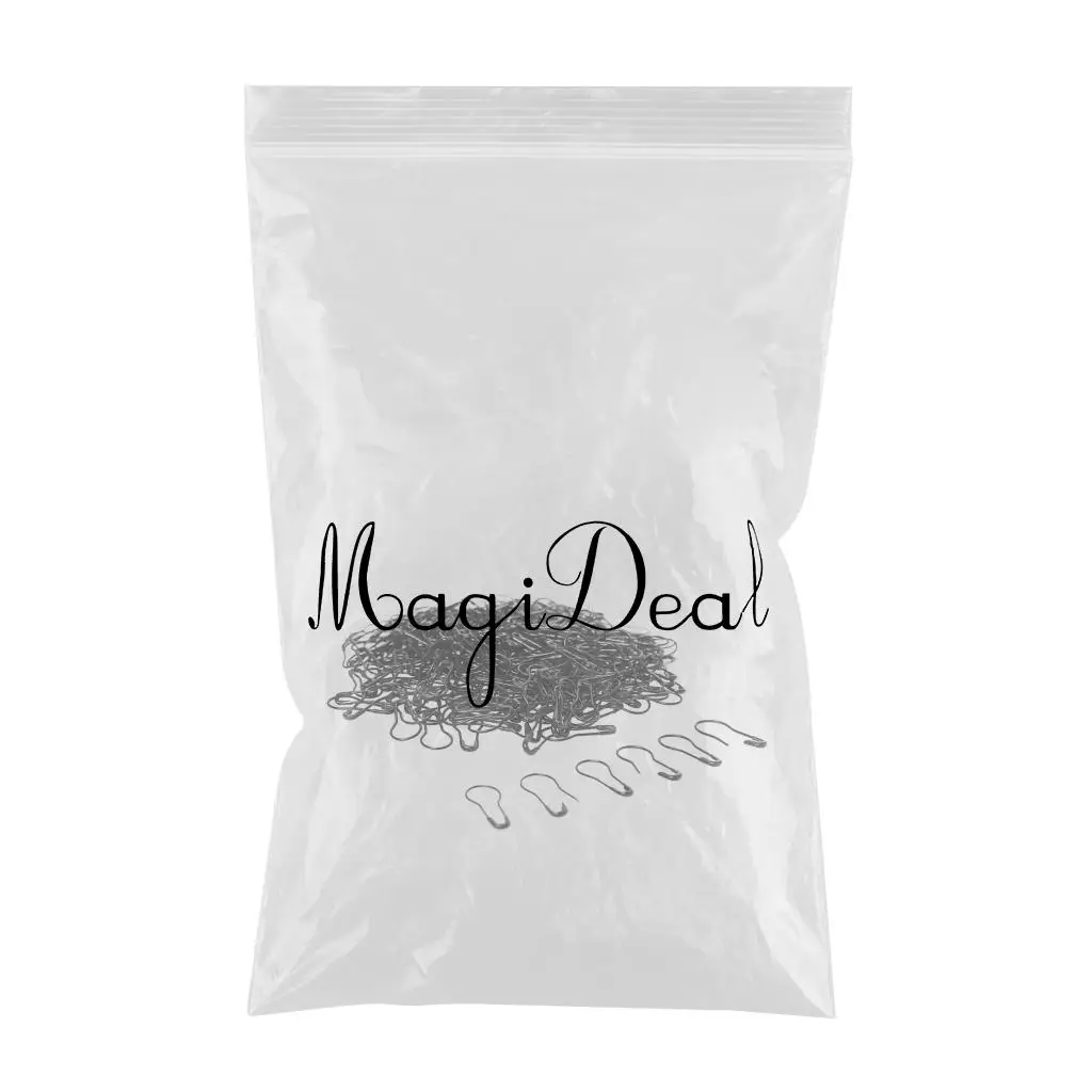 1000 Pieces Black Bulb Pins Metal Safety Pins Calabash Pin for Clothing Crafting, Knitting Marker and DIY Projects