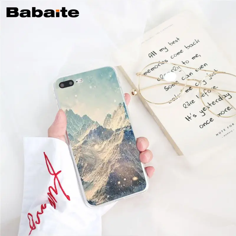 Babaite зимний Снежный горный Sceneary чехол для телефона для iphone 11 Pro 11Pro Max 8 7 6 6S Plus X XS MAX 5 5S SE XR - Цвет: A14