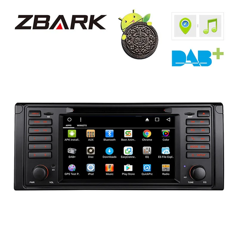 Clearance Android 8.1 Octa Core 7" Smart Multimedia Car DVD Player Radio Stereos GPS for BMW E39 M5 / 7 Series E38 1999 YH39701A 1