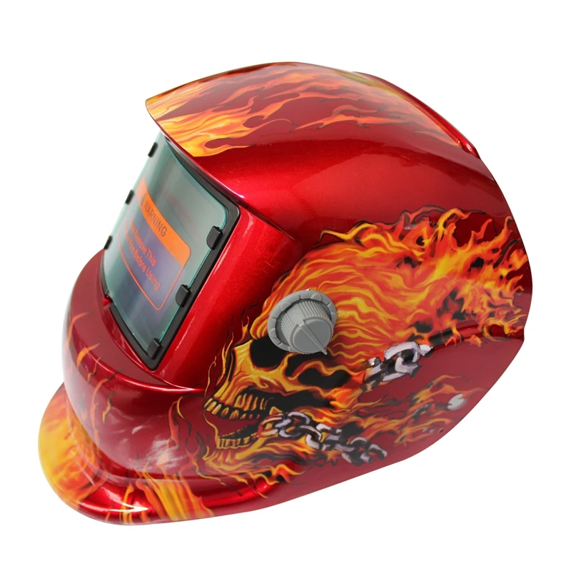 2018 новый Pro Солнечная Сварочная маска Авто-затемнение сварочный шлем шаблон пожарный череп